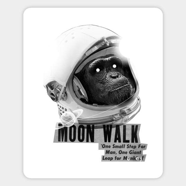 Space monkey Magnet by dracoimagem